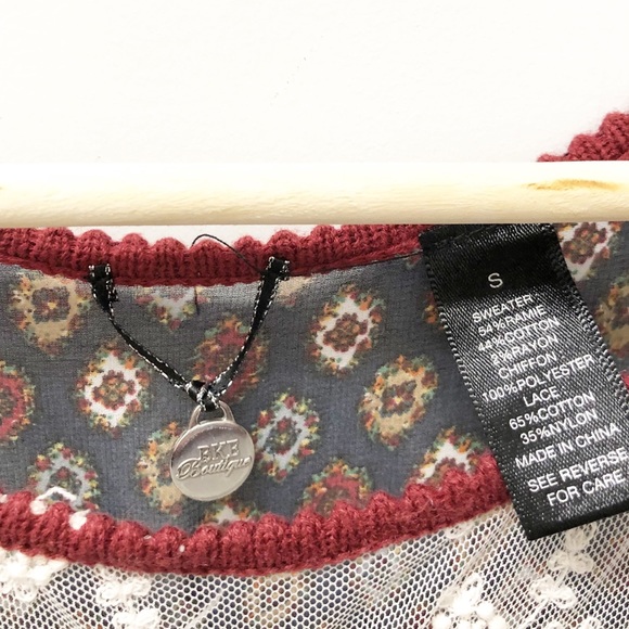 Buckle BKE Boutique Boho Tank Size Small - Picture 6 of 6